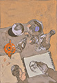 Voir vanité en construction II - 21x30 - gouache